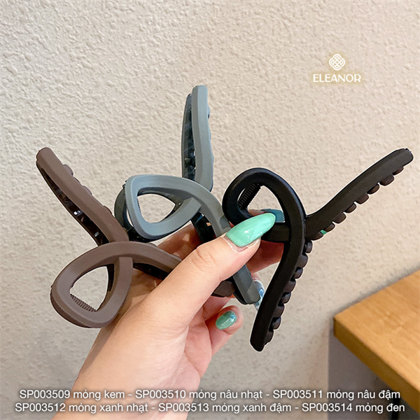 Kẹp tóc - SP003513 mỏng xanh đậm