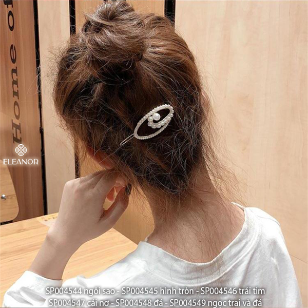 PKT kẹp tóc - SP004545 hình tròn