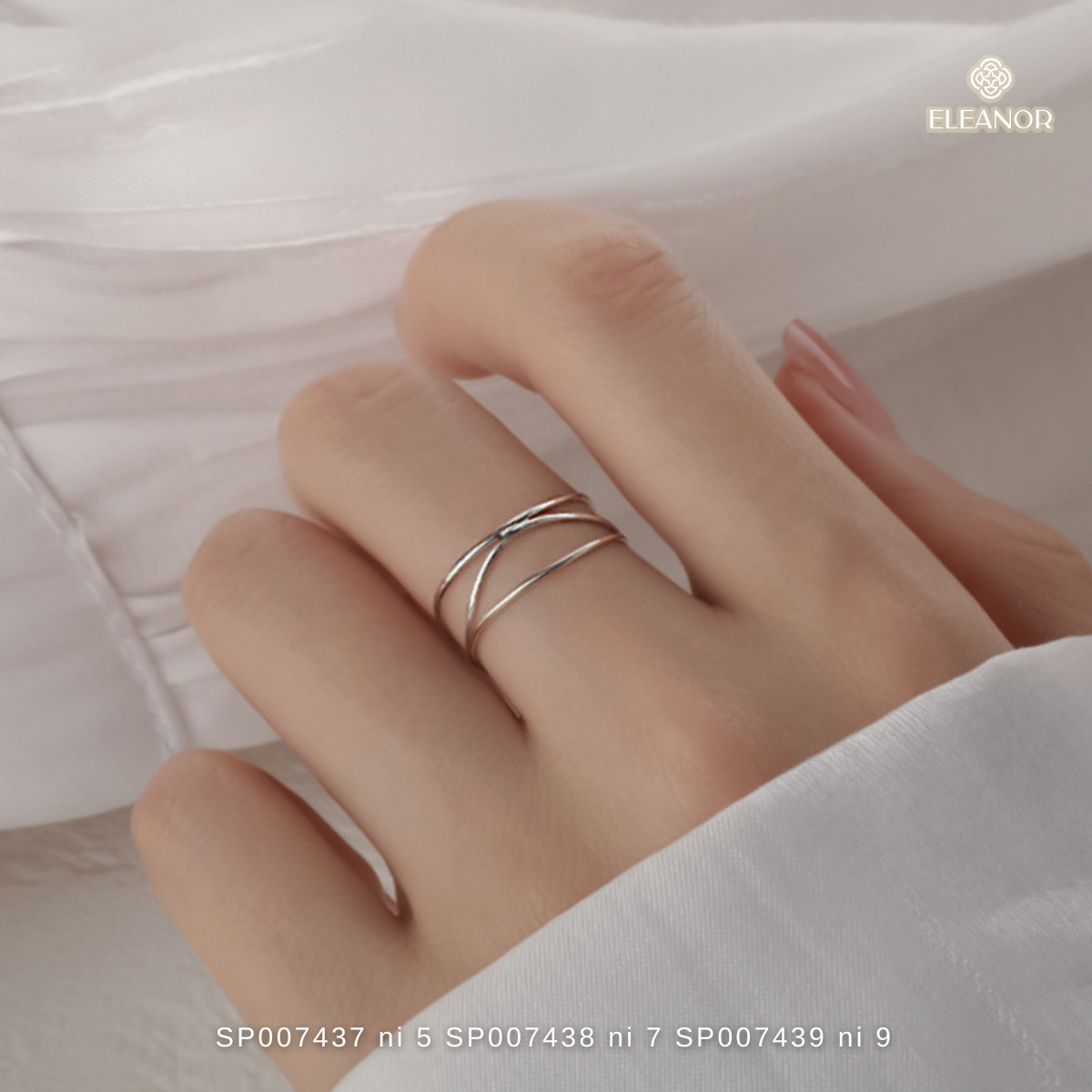Nhẫn - SP007438 Màu Bạc Ni 7