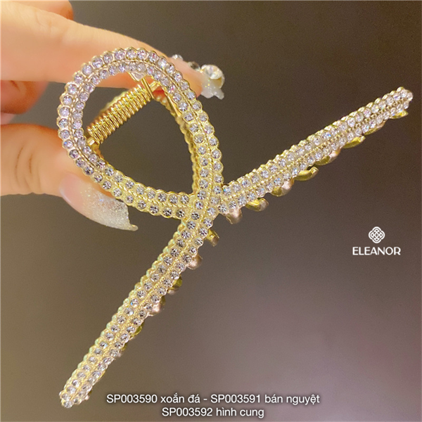 Kẹp tóc - SP003590 xoắn đá