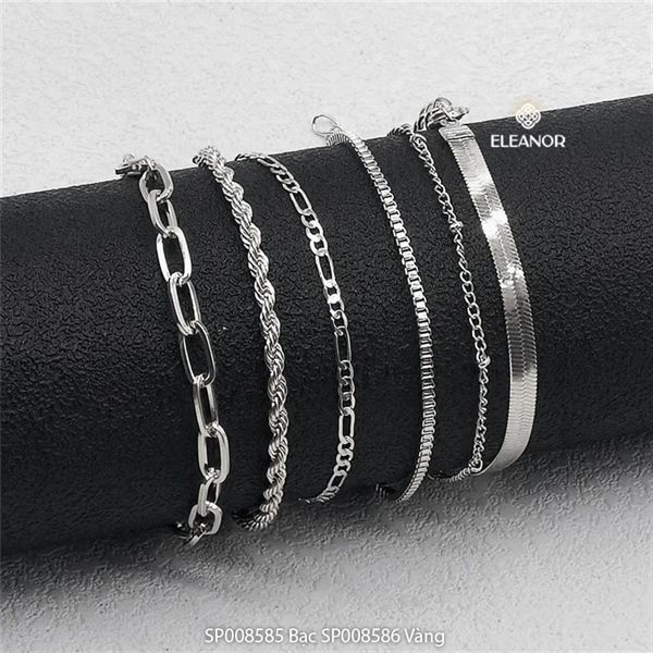 Set lắc tay - SP008585 Màu Bạc