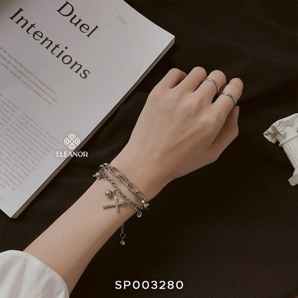Lắc tay - SP003280 chữ thập