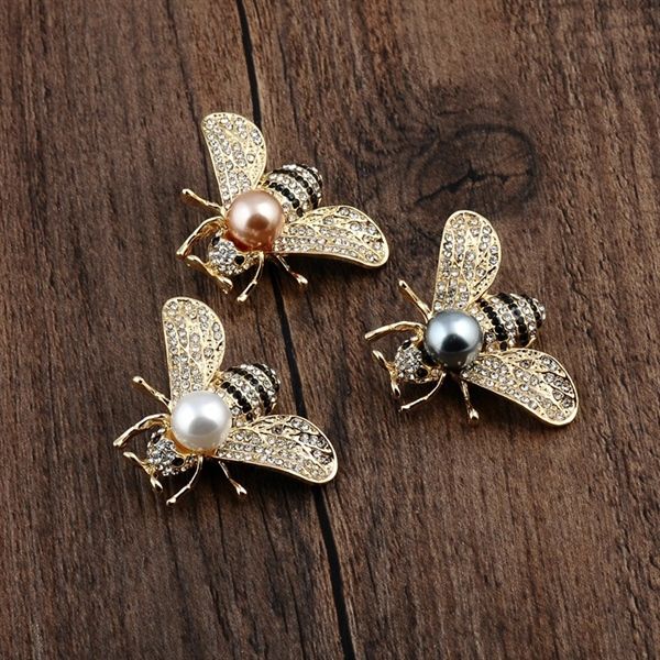 Cài áo - SP003316 hạt ngọc đen