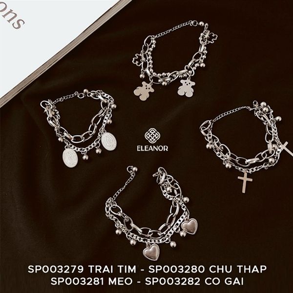 Lắc tay - SP003279 trái tim