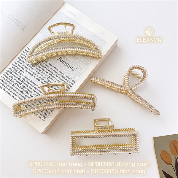 Kẹp tóc - SP003453 chữ nhật cong