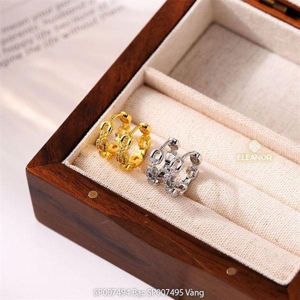 Bông tai - SP007494 Màu Bạc