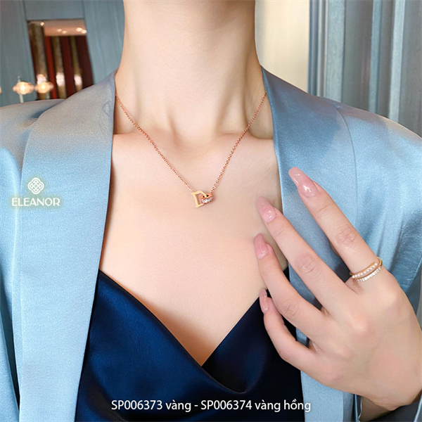 Dây chuyền - SP006374 màu vàng hồng