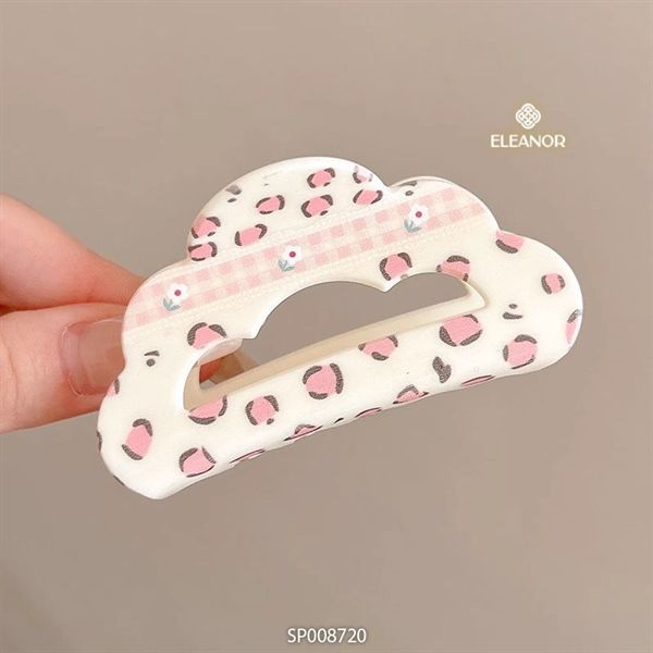 Kẹp tóc - SP008721 Hoa Văn Hồng