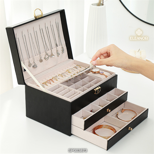 Hộp trang sức - SP003873 đen