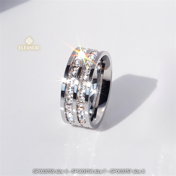 Nhẫn - SP003757 bạc size 8