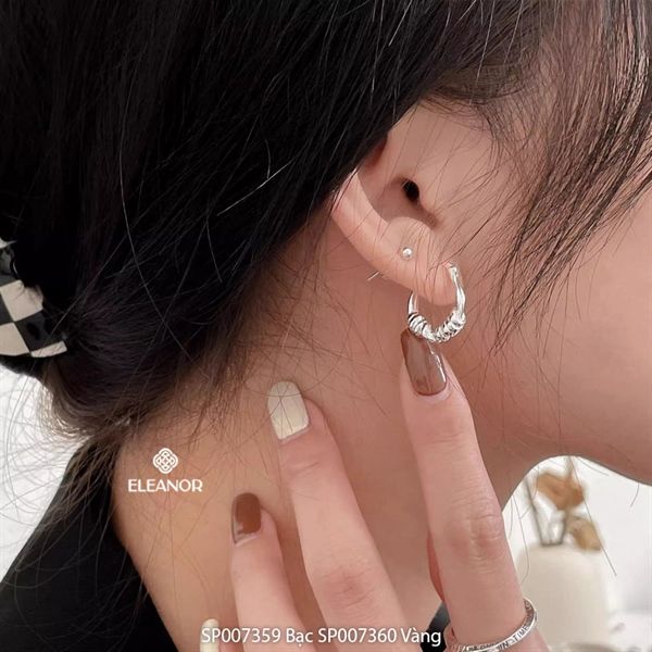 Bông tai - SP007359 Màu bạc