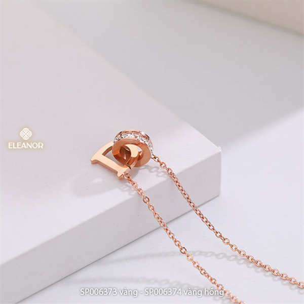 Dây chuyền - SP006374 màu vàng hồng