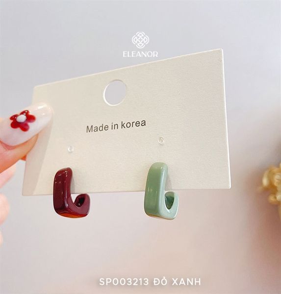 Bông tai - SP003213 - Đỏ xanh