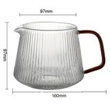 Bình đựng coffee thủy tinh Borosilicate 500ml