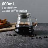 Bình đựng coffee thủy tinh Borosilicate 500ml