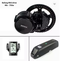  Ebike kit - 48v 750w Mid-drive Bafang 