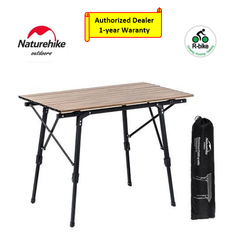 Bàn dã ngoại vân gỗ Naturehike NH19Z003-D