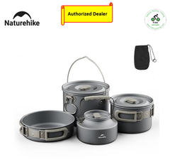 Bộ nồi nhôm dã ngoại 4-7 người Naturehike CNK2450CF010