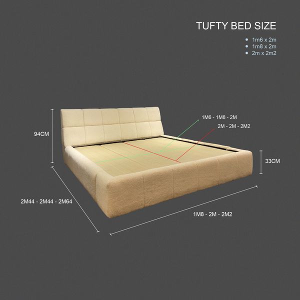 Giường ngủ XDAILY - TUFTY Bed