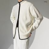  Áo Khoác Thể Thao Jacket Len Nam MANDO Dài Tay Form Rộng Phối Màu Kiểu Dáng Basic Unisex Thời Trang Hàn Quốc JAK010 