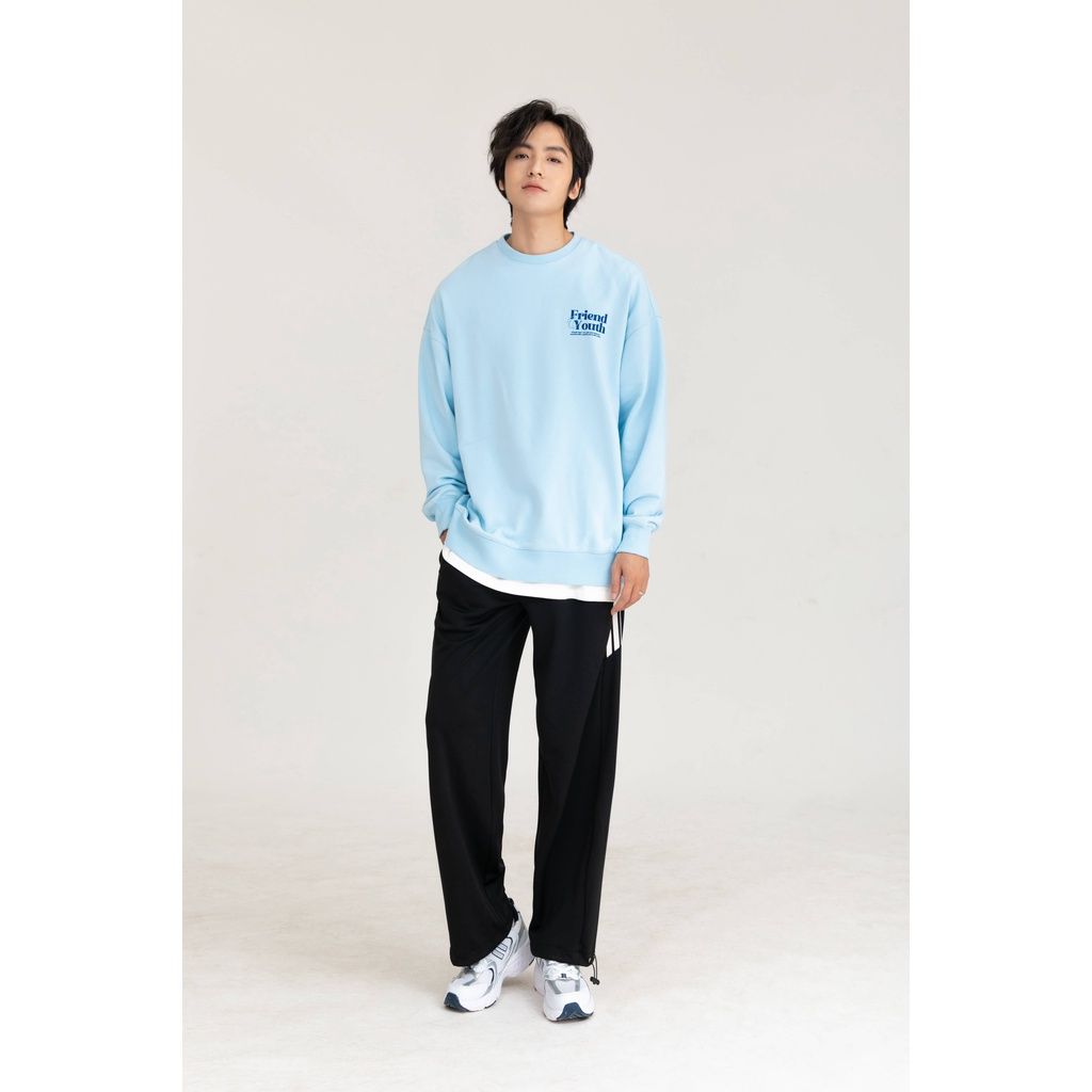  Áo Sweater Nỉ Nam MANDO Chất Nỉ Chân Cua Co Dãn, Dày Dặn Mềm Mịn Form Rộng Phong Cách Unisex - SWT001 