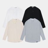  Áo Sweater Nam Form Rộng MANDO Cổ Tròn, Có Cúc Cài Basic Unisex Thời Trang Len Hàn Quốc SWT004 