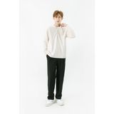  Áo Sweater Nam Form Rộng MANDO Cổ Tròn, Có Cúc Cài Basic Unisex Thời Trang Len Hàn Quốc SWT004 