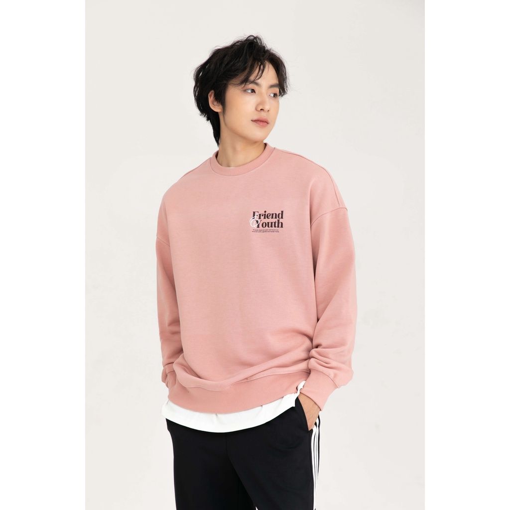  Áo Sweater Nỉ Nam MANDO Chất Nỉ Chân Cua Co Dãn, Dày Dặn Mềm Mịn Form Rộng Phong Cách Unisex - SWT001 