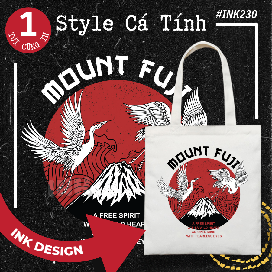 Túi Tote Bag Vải Canvas Mẫu In Chất Lượng - STYLE CÁ TÍNH