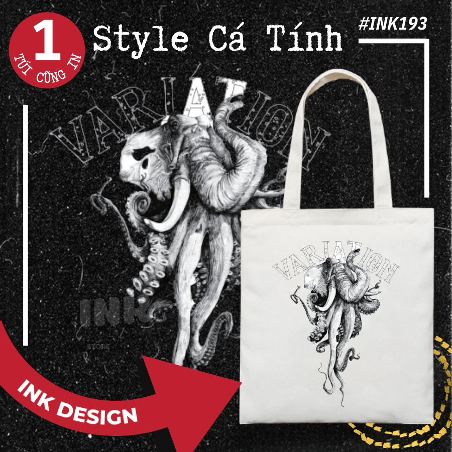 Túi Tote Bag Vải Canvas Mẫu In Chất Lượng - STYLE CÁ TÍNH