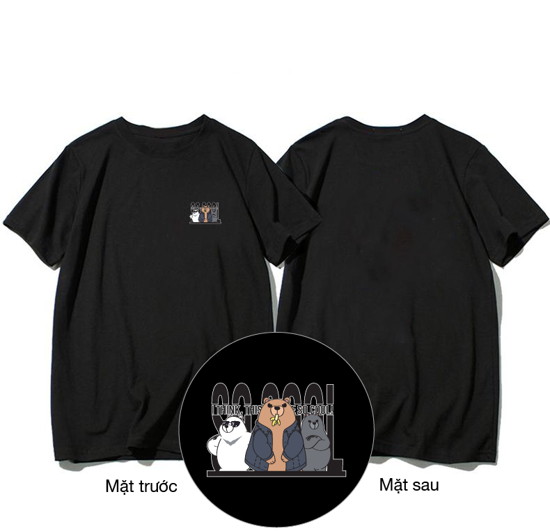 Áo thun 3 chú gấu So cool INK138