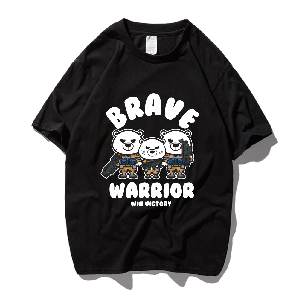 Áo thun bé gấu Brave Warrior INK116