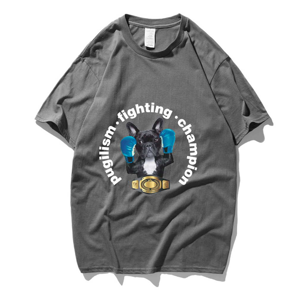 Áo thun bé cún tập Boxing INK117