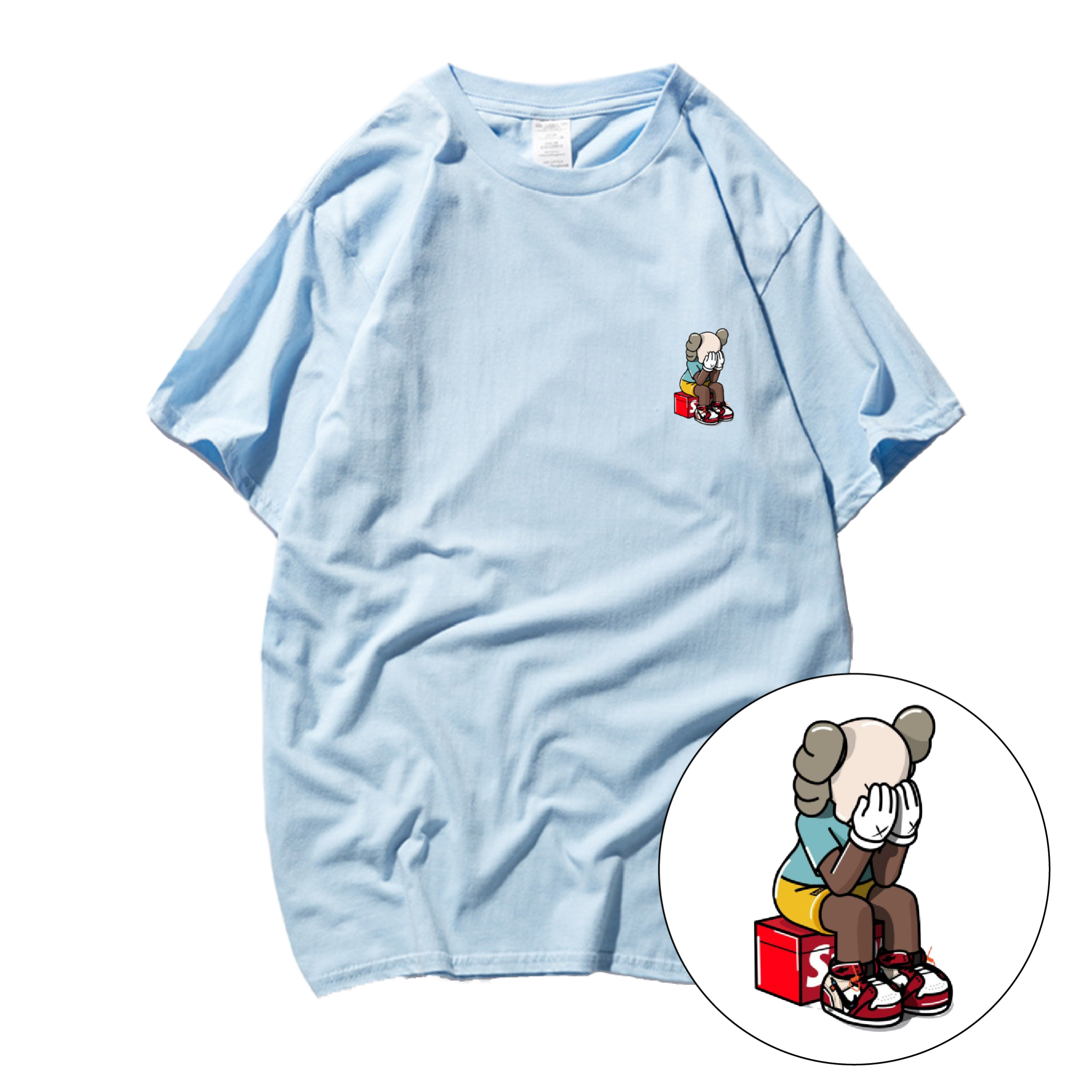 Áo thun Kaws áo xanh khóc nhè INK174 (mẫu nhỏ)