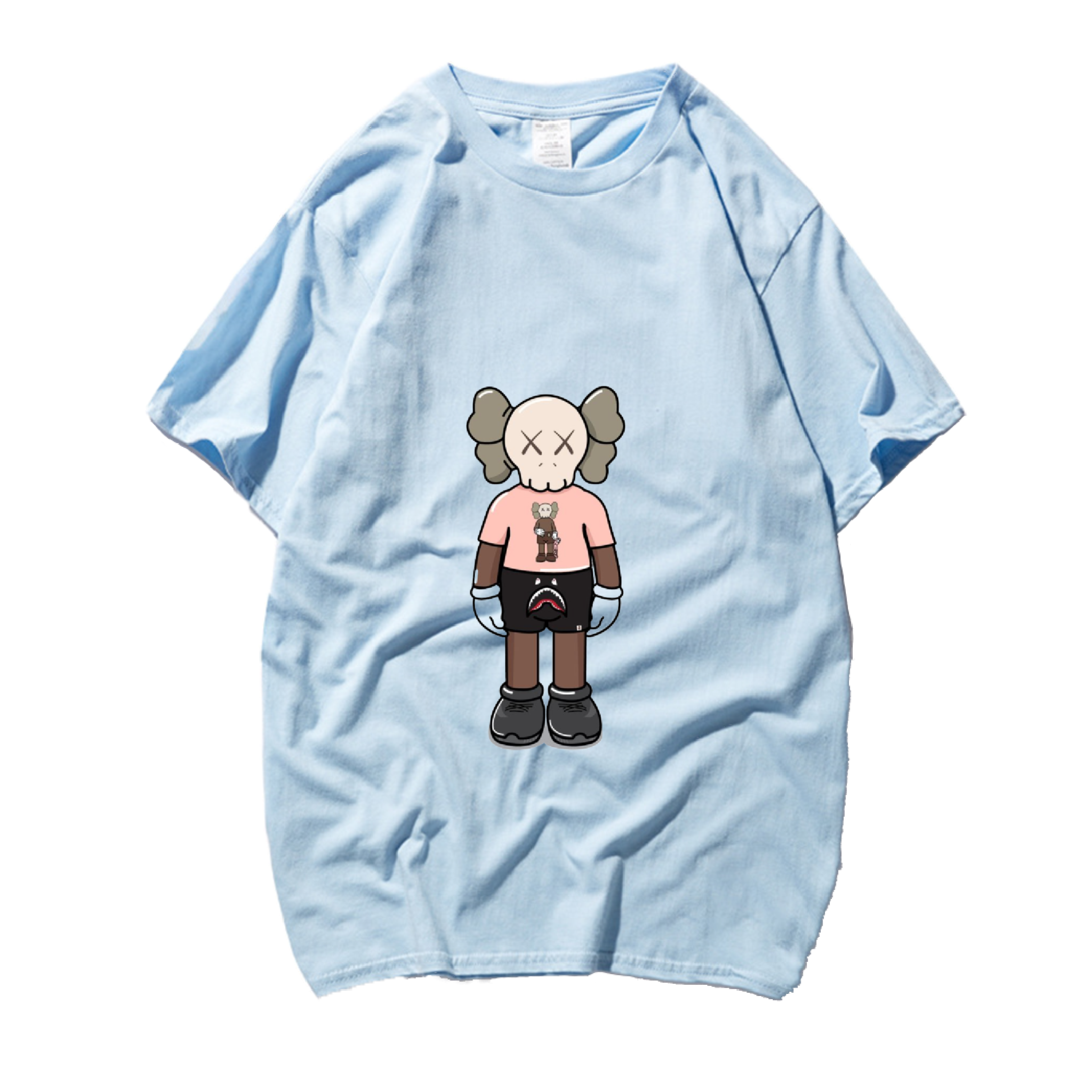Áo thun Kaws hồng INK158 (mẫu to)
