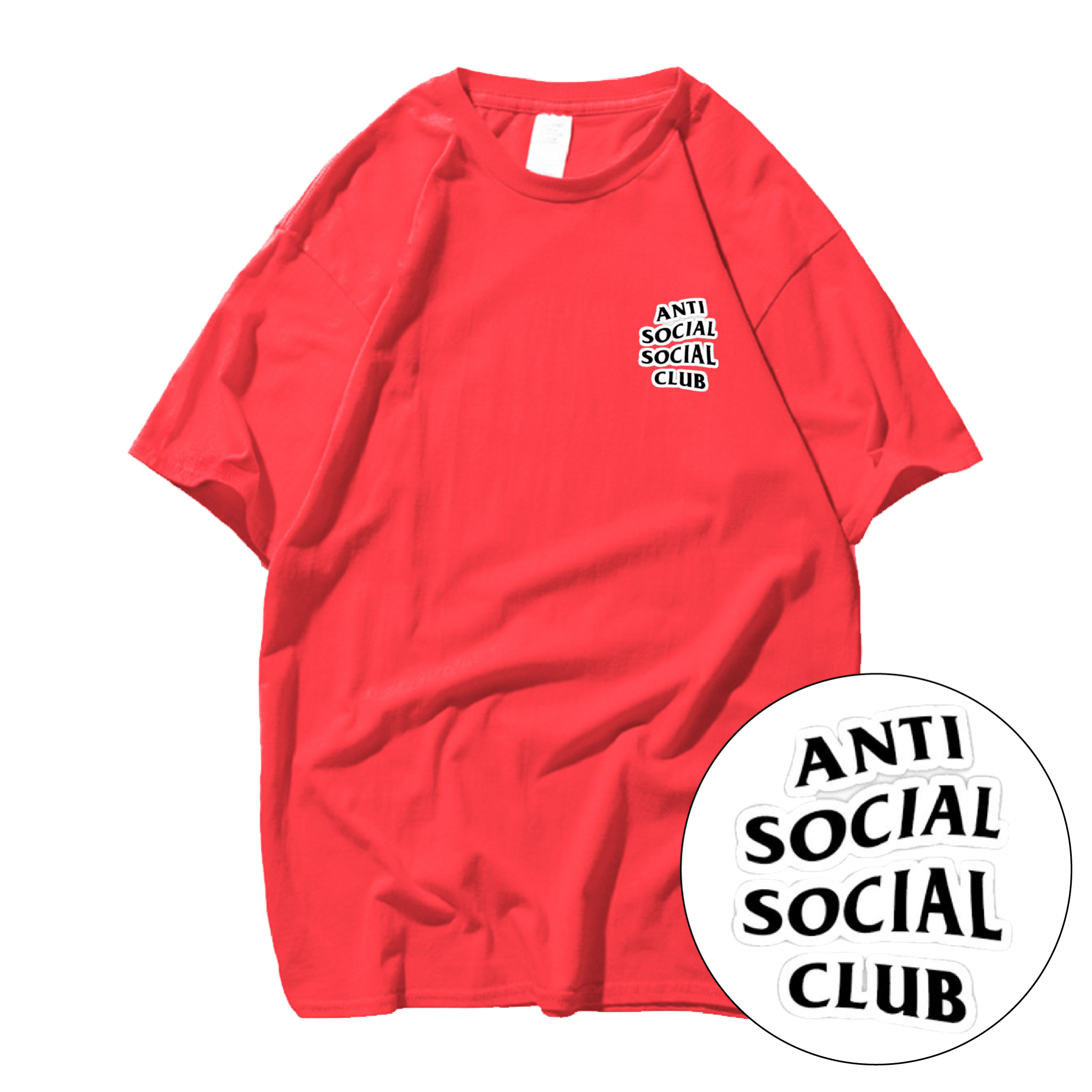 Áo thun Anti social social club đen INK155 (mẫu nhỏ)
