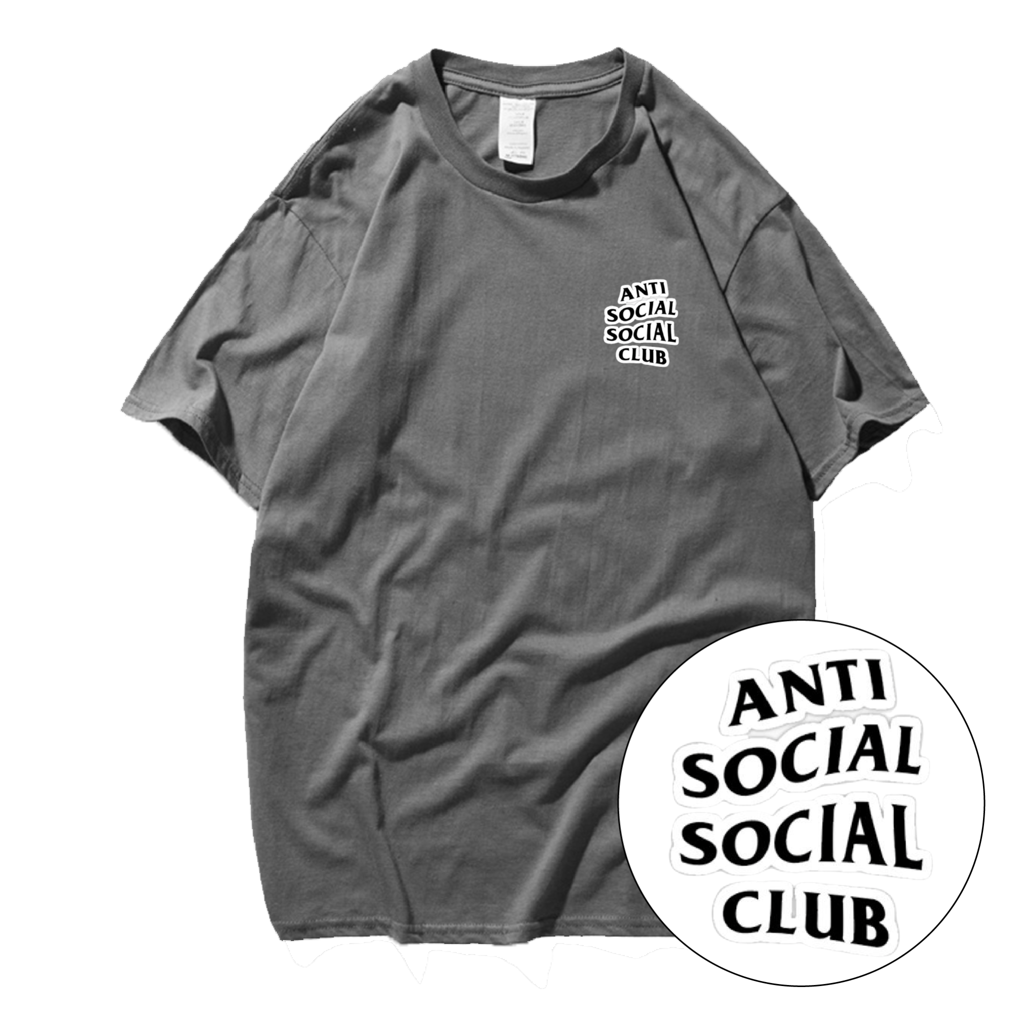 Áo thun Anti social social club đen INK155 (mẫu nhỏ)