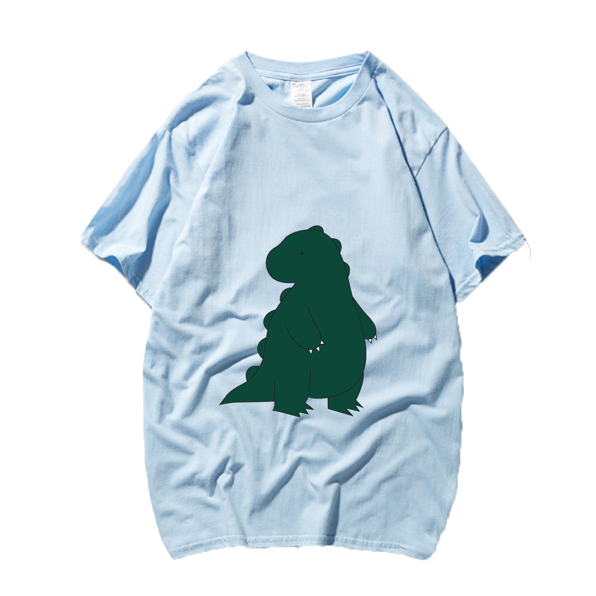 Áo thun khủng long xanh cute INK188