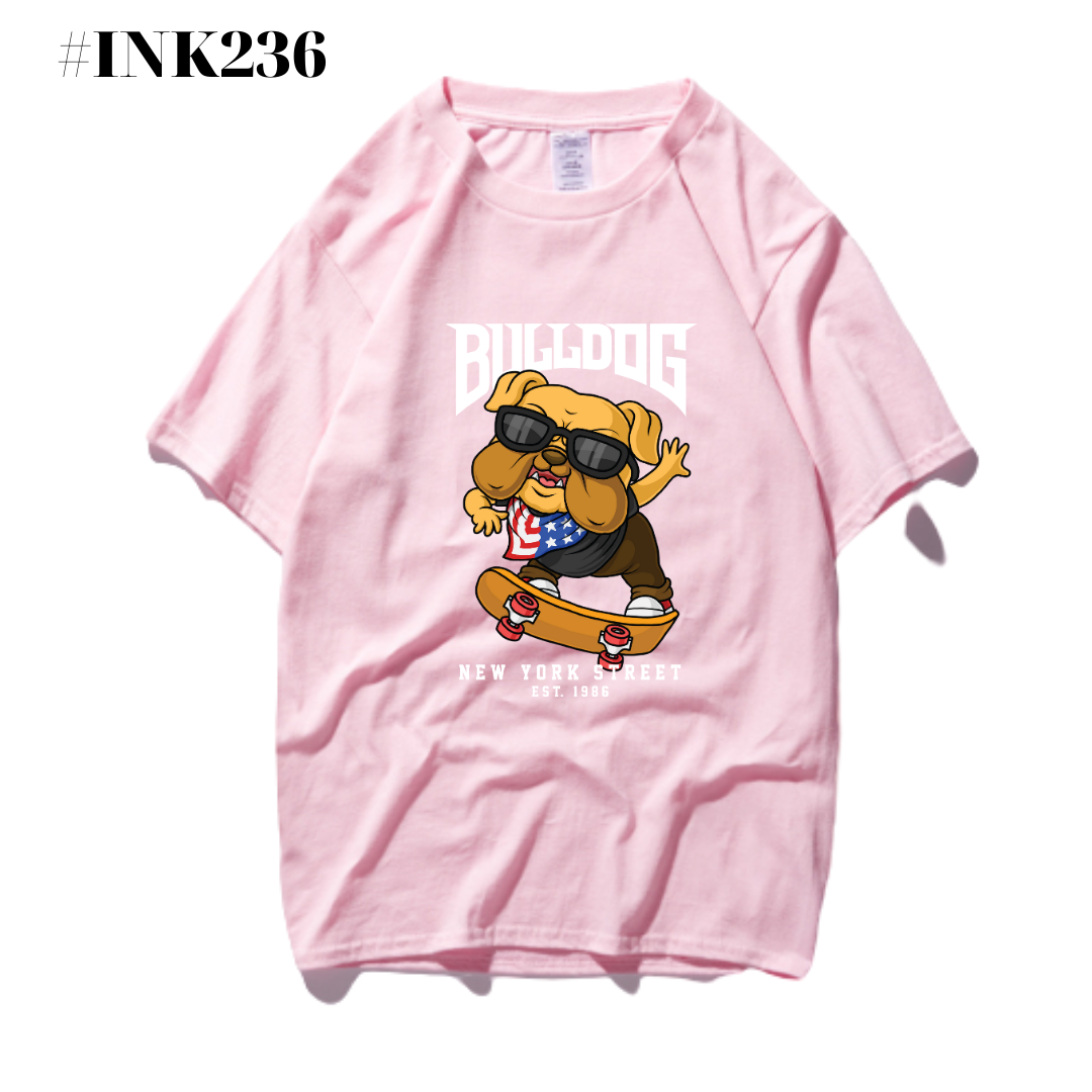 Áo thun BULL DOG LƯỚT VÁN INK236