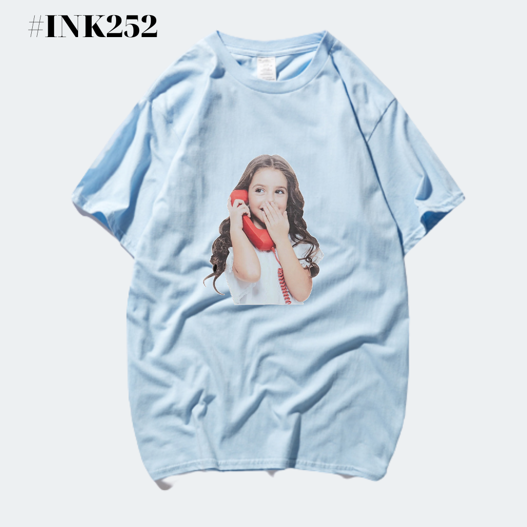Áo thun em bé nghe điện thoại BABY ON CALL INK252