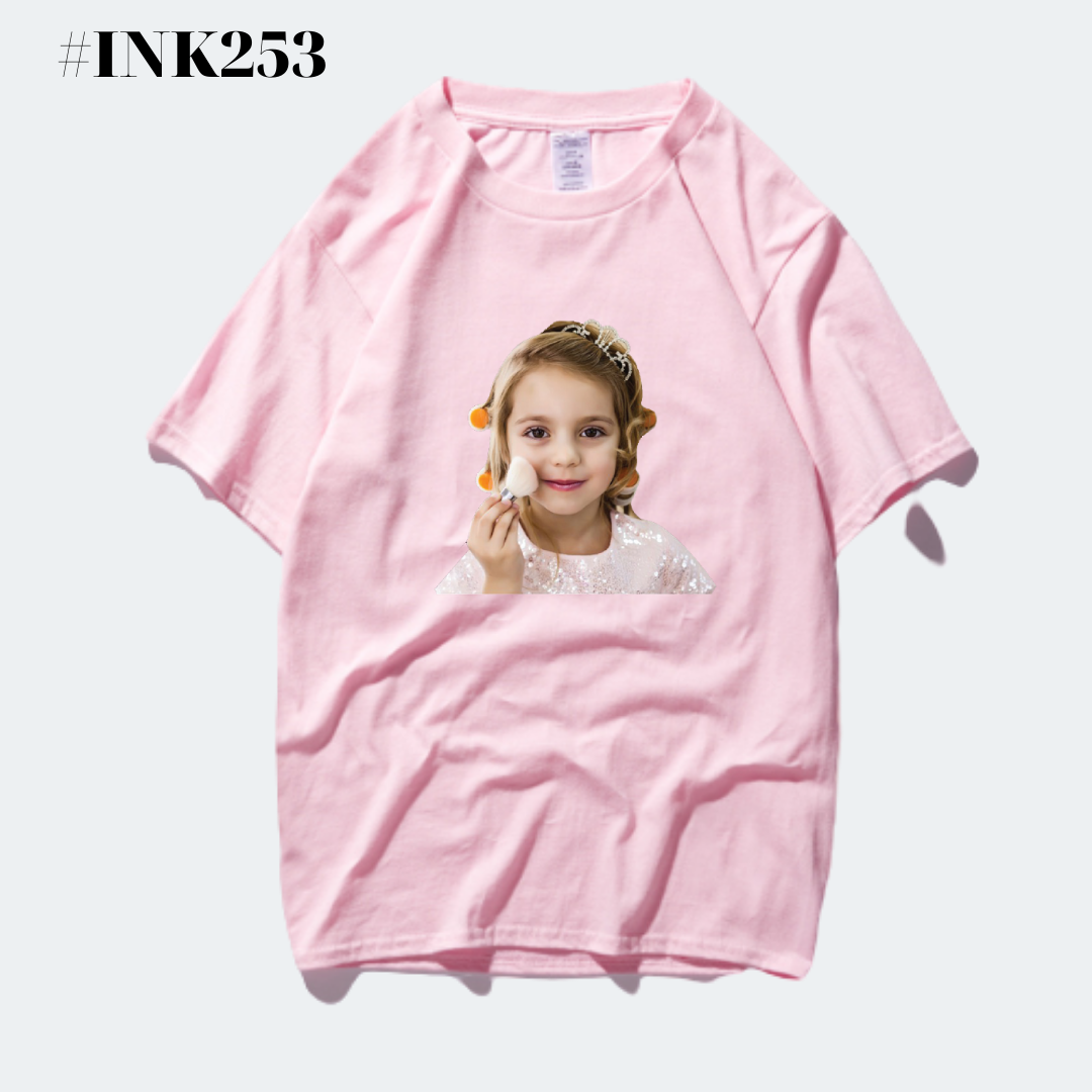 Áo thun em bé makup BABY MAKEUP INK253