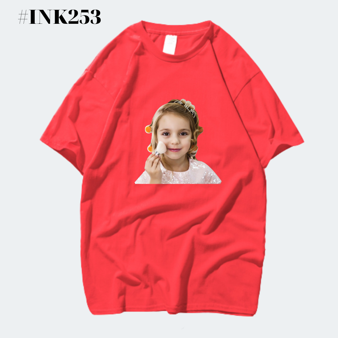 Áo thun em bé makup BABY MAKEUP INK253