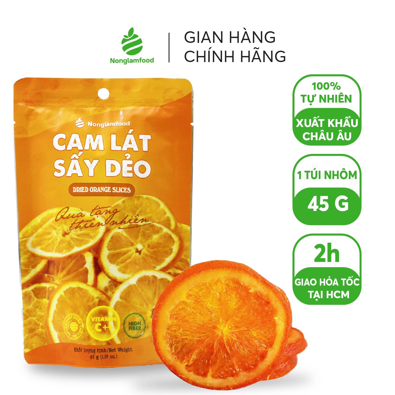 Cam lát sấy dẻo 45g