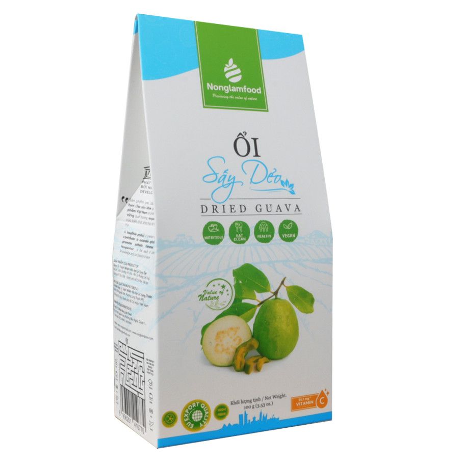 Ổi Sấy Dẻo Nonglamfood Hộp 100g | Ăn vặt tốt cho sức khỏe | Healthy Snack