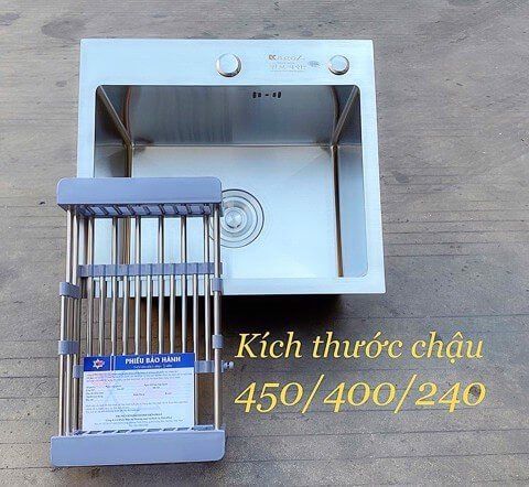 Chậu rửa bát một hố nhỏ  kt45x40x24