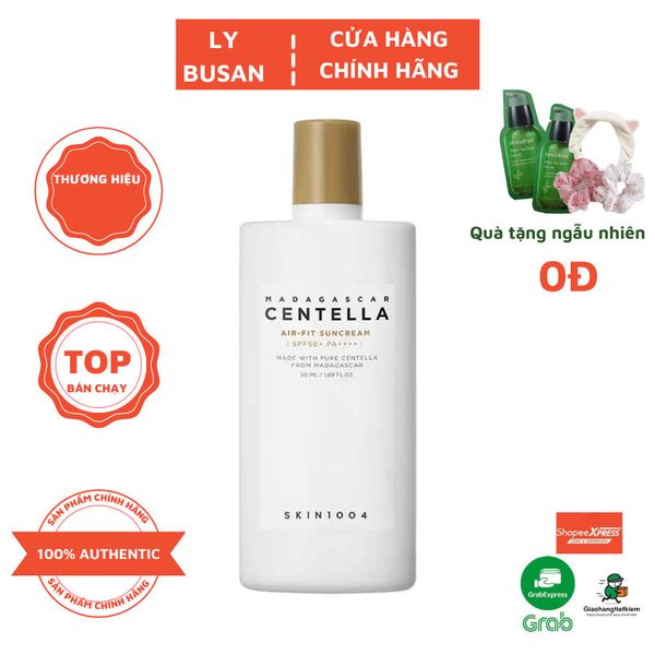 Kem Chống Nắng Lành Tính Cho Mọi Loại Da Skin1004 Madagascar Centella Air-Fit Suncreen SPF 50+ PA ++++ 50ml