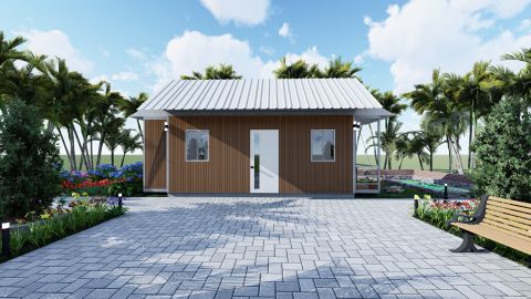 Nhà lắp ghép Nhật Bản 01 mô đun 16m2 Nissei House