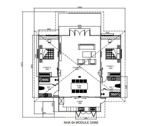 Nhà Nhật di động 4 mô đun 4N600 - Đồng Nai Nissei House