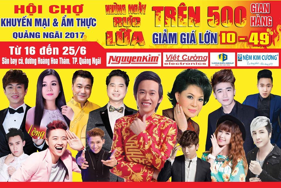 HỘI CHỢ - LỄ HỘI MUA SẮM KHUYẾN MẠI - ẨM THỰC QUẢNG NGÃI 2017