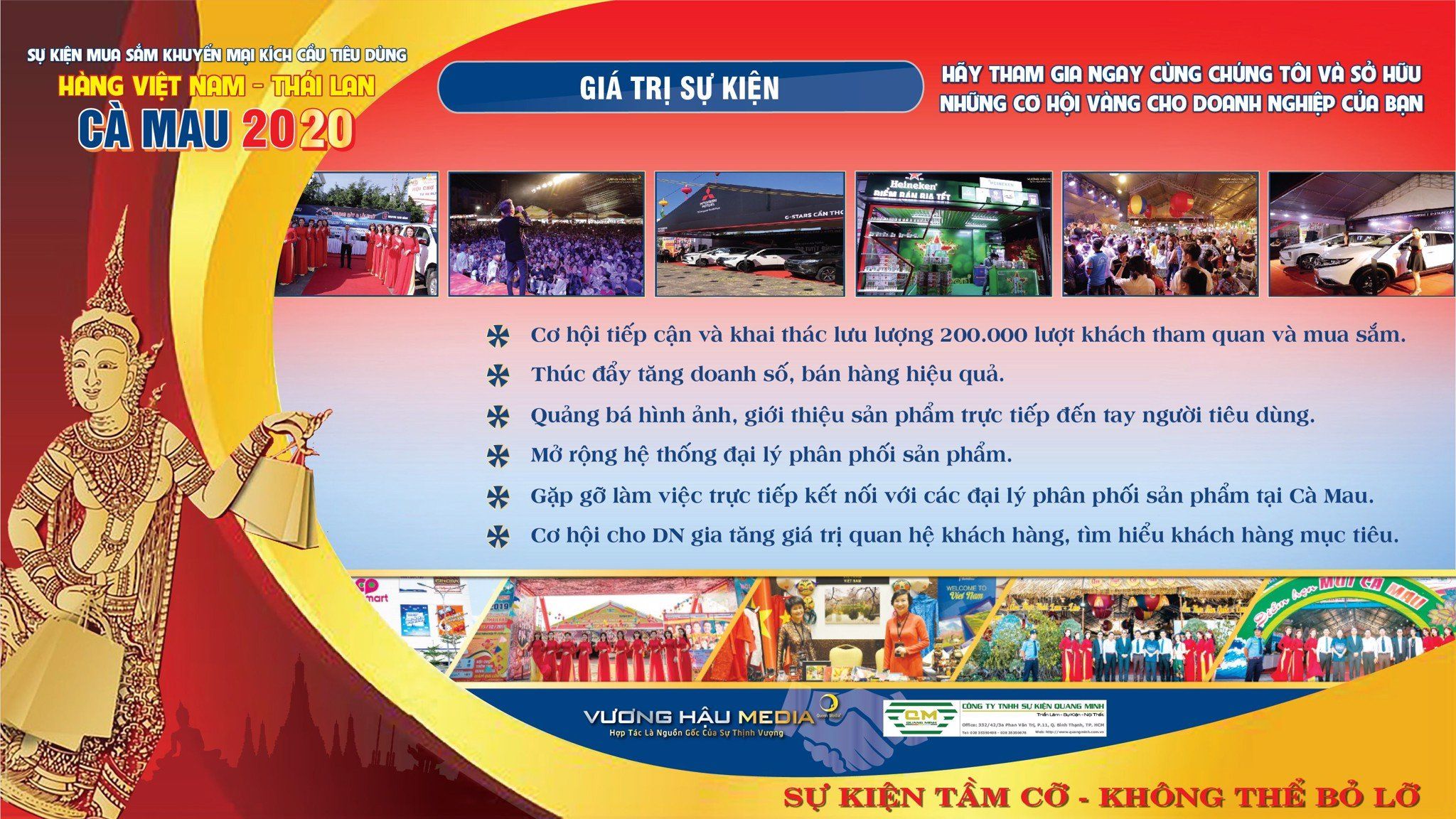 SỰ KIỆN MUA SẮM KHUYẾN MẠI KÍCH CẦU TIÊU DÙNG HÀNG VIỆT NAM - THÁI LAN, CÀ MAU 2020